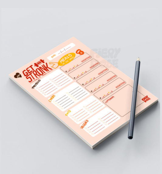 Get Stronk Meal Prep Notepad